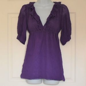 Barneys CO-OP Baby Doll Chiffon - Purple